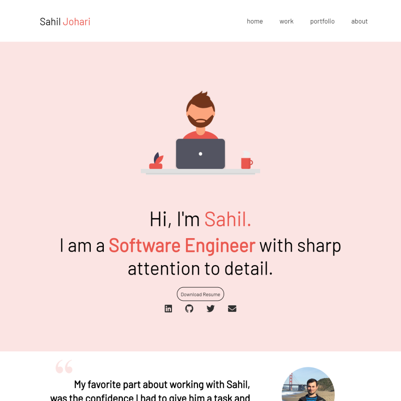 Portfolio Website v1